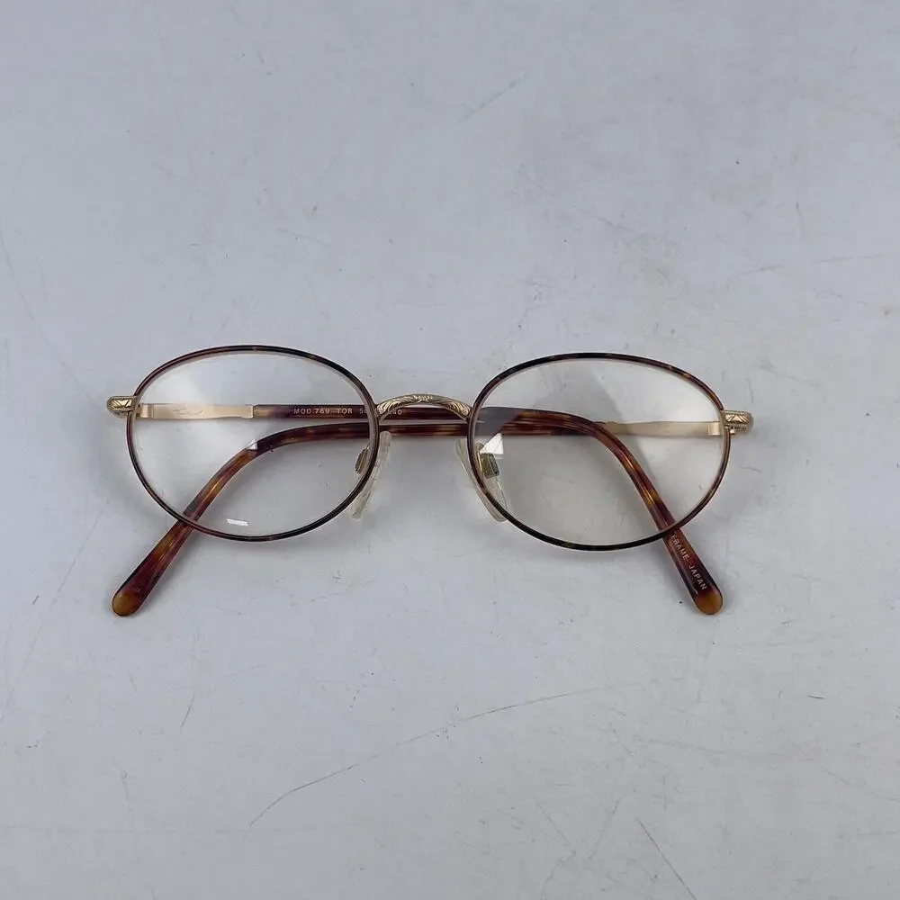 Tura MOD.769 TOR Women Eyeglasses Frame Matte Gold Metal Oval Shape 50-18-140 mm